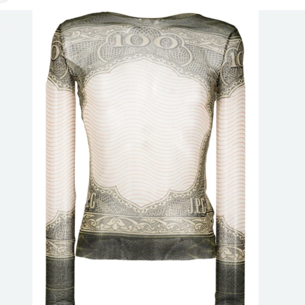 Jean Paul Gaultier Black and Gray Dress Shirt